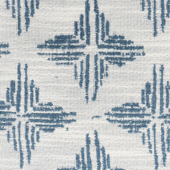 Bedazzle 3 Sky by Stout Designer Fabric LIVING IS EASY BREEZE/SKY 100%UV USA WYZENBEEK 50 000 DOUBLE RUB WEAR TEST (HEAVY DUTY) Horizontal: 4.750 and Vertical: 4.875 55.5 in - Swanky Fabrics -