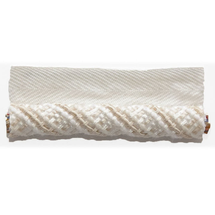 Bettina 1 Chalk by Stout Designer Trim Just Cords 50% Cotton 34% Acrylic 16% Spun Viscose CHINA Horizontal: 0 and Vertical: 0 0.5 in - Swanky Fabrics -