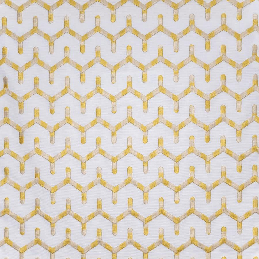 Bozeman # 620 Canary by Maxwell Designer Fabric Color Theory-Vol.Viii Tigerseye 100% COTTON EMB. - 100% COTTON INDIA V-2" H-2" 54"EMB.52" - Swanky Fabrics -