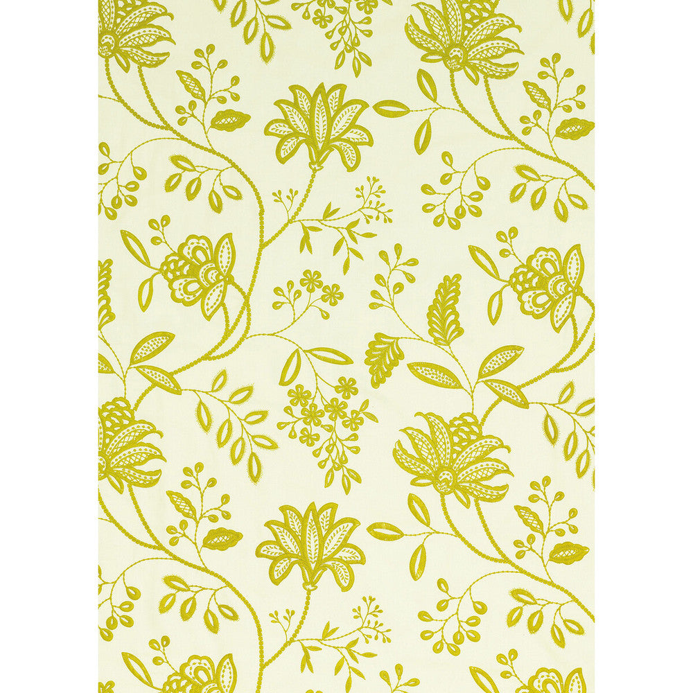 Larkhill Lime by G P & J Baker Designer Fabric LARKHILL LINEN - 65%;POLYESTER - 35% India Horizontal: 25.61 and Vertical: 29.944 51.22 - Swanky Fabrics -