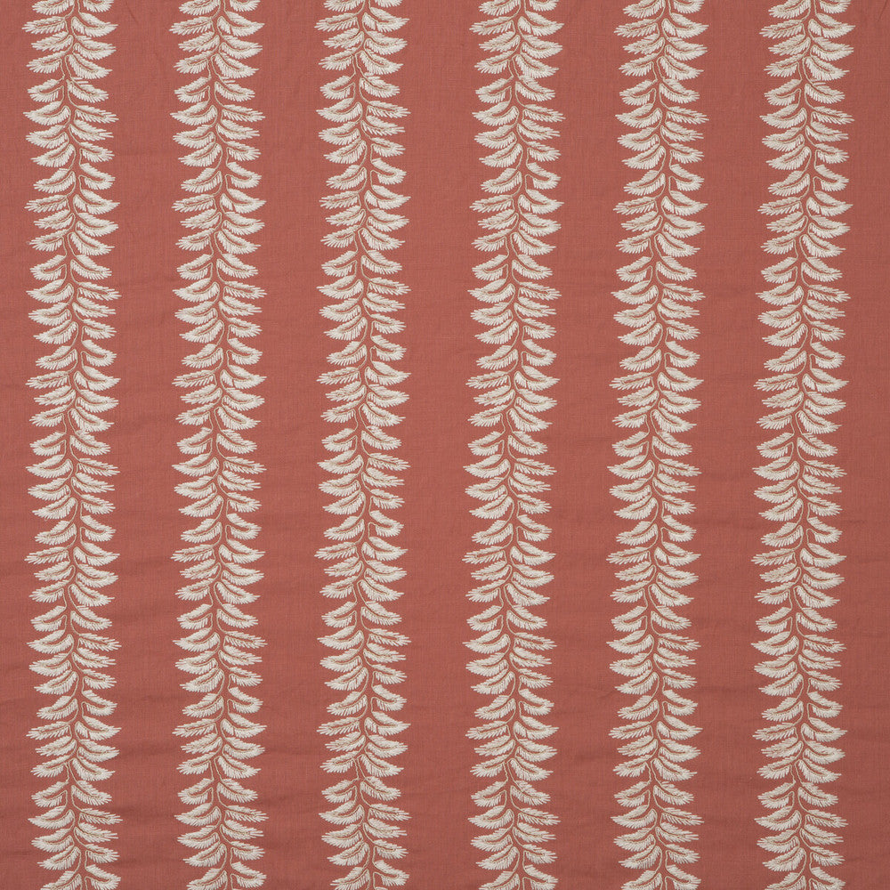 Bradbourne Coral by G P & J Baker Designer Fabric LANGDALE LINEN - 64%;POLYESTER - 30%;VISCOSE - 6% India MEDIUM Horizontal: 5.91 and Vertical: 7.88 49.25 - Swanky Fabrics -