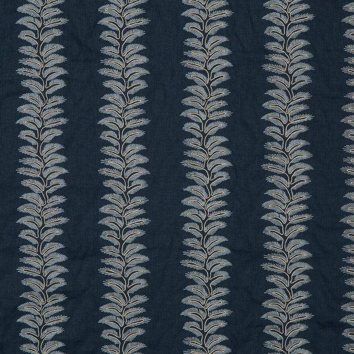 Bradbourne Indigo by G P & J Baker Designer Fabric LANGDALE LINEN - 64%;POLYESTER - 30%;VISCOSE - 6% India MEDIUM Horizontal: 5.91 and Vertical: 7.88 49.25 - Swanky Fabrics -