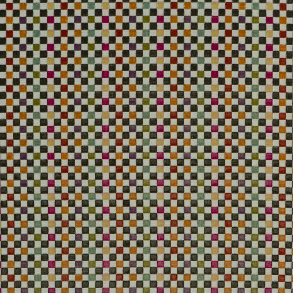 Clarendon Small Check Multi by G P & J Baker Fabric G P & J Baker Fabric Clarendon Small Check MultiFabric LANGDALE BEMBERG - 52%;COTTON - 48% India </p><p>Repeat: H: 6.501, V: 3.152 53.19 - Fabric Carolina -