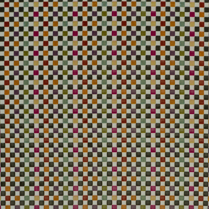 Clarendon Small Check Multi by G P & J Baker Designer Fabric LANGDALE BEMBERG - 52%;COTTON - 48% India - Horizontal: 6.501 and Vertical: 3.152 53.19 - Swanky Fabrics -