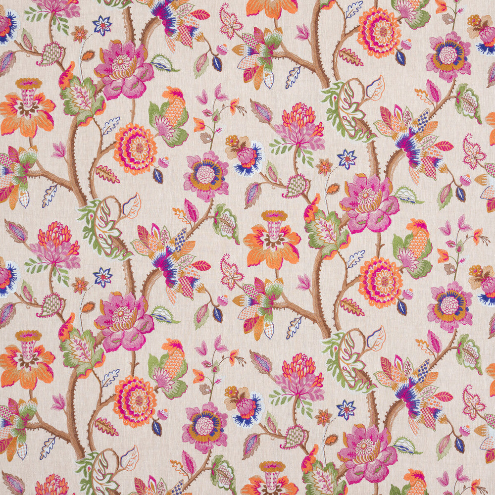 Dryden Multi by G P & J Baker Designer Fabric COSMOPOLITAN LINEN - 54%;RAYON - 46% India - Horizontal: 51.22 and Vertical: 26.004 51.22 - Swanky Fabrics -