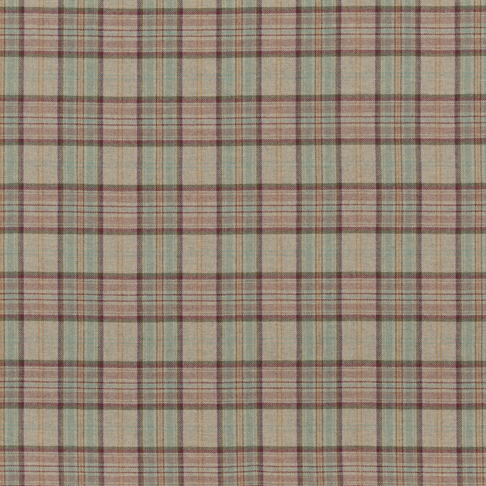 Victoria Plaid Quartz by G P & J Baker Designer Fabric HISTORIC ROYAL PALACES MERINO WOOL - 50%;WOOL - 50% United Kingdom - Horizontal: 6.501 and Vertical: 7.092 58.706 - Swanky Fabrics -