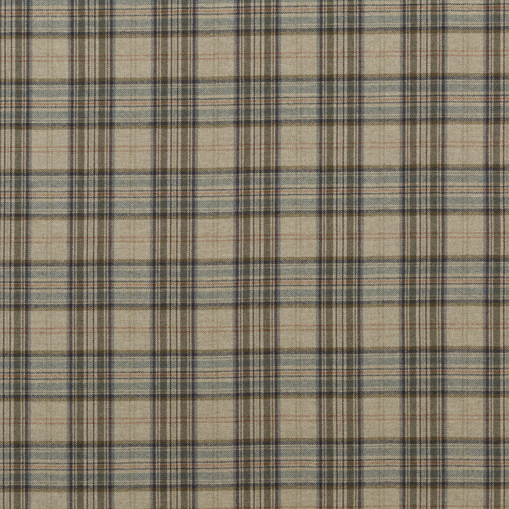 Victoria Plaid Soft Jade by G P & J Baker Designer Fabric HISTORIC ROYAL PALACES MERINO WOOL - 50%;WOOL - 50% United Kingdom - Horizontal: 6.501 and Vertical: 7.092 58.706 - Swanky Fabrics -