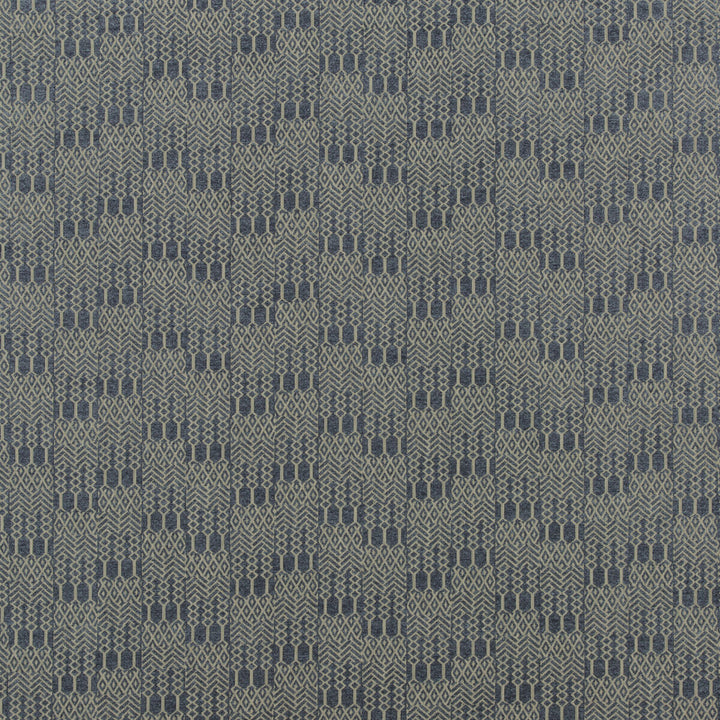 Chimney Weave Sapphire by G P & J Baker Designer Fabric HISTORIC ROYAL PALACES VISCOSE - 52%;COTTON - 24%;LINEN - 18%;POLYESTER - 6% Italy HEAVY Horizontal: 11.032 and Vertical: 5.91 53.978 - Swanky Fabrics -