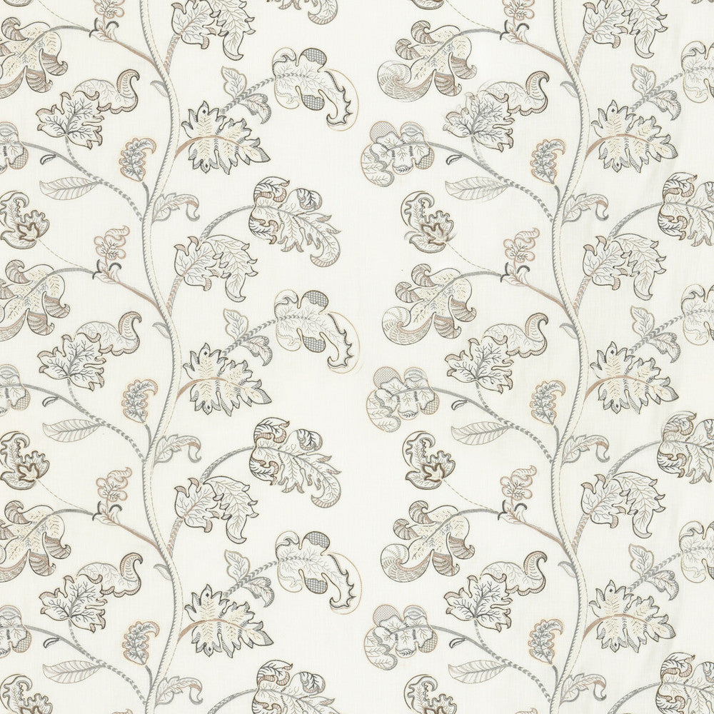 Alderwood Ivory/Stone by G P & J Baker Fabric G P & J Baker Fabric Alderwood Ivory/StoneFabric KESWICK EMBROIDERIES LINEN - 65%;RAYON - 35% India </p><p>Repeat: H: 26.004, V: 15.76 52.008 - Fabric Carolina -