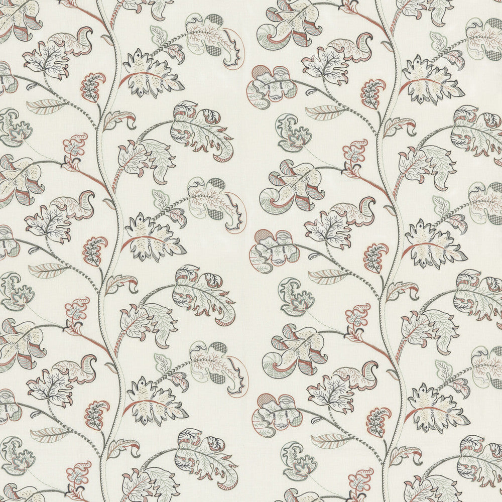Alderwood Blush by G P & J Baker Designer Fabric KESWICK EMBROIDERIES LINEN - 65%;RAYON - 35% India Horizontal: 26.004 and Vertical: 15.76 52.008 - Swanky Fabrics -