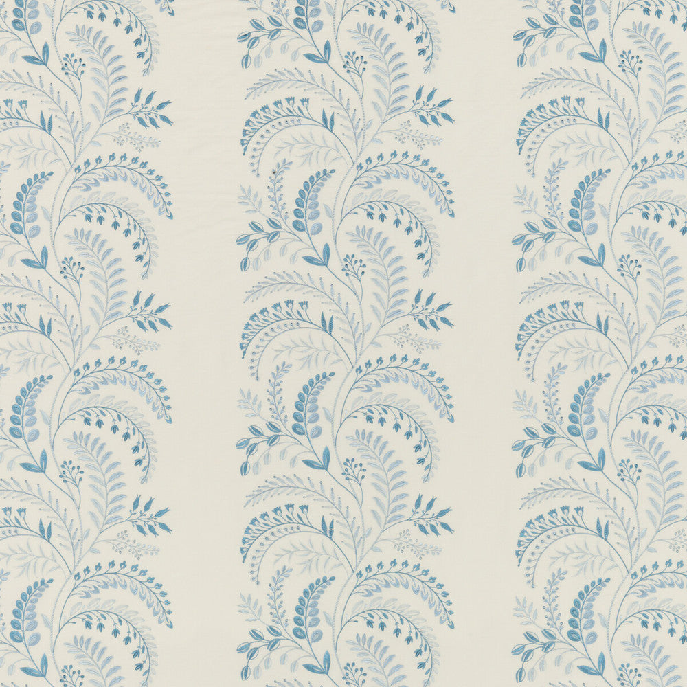 Pennington Soft Blue by G P & J Baker Designer Fabric SIGNATURE PRINTS LINEN - 44%;COTTON - 26%;VISCOSE - 24%;POLYESTER - 6% India Horizontal: 17.336 and Vertical: 12.608 52.008 - Swanky Fabrics -