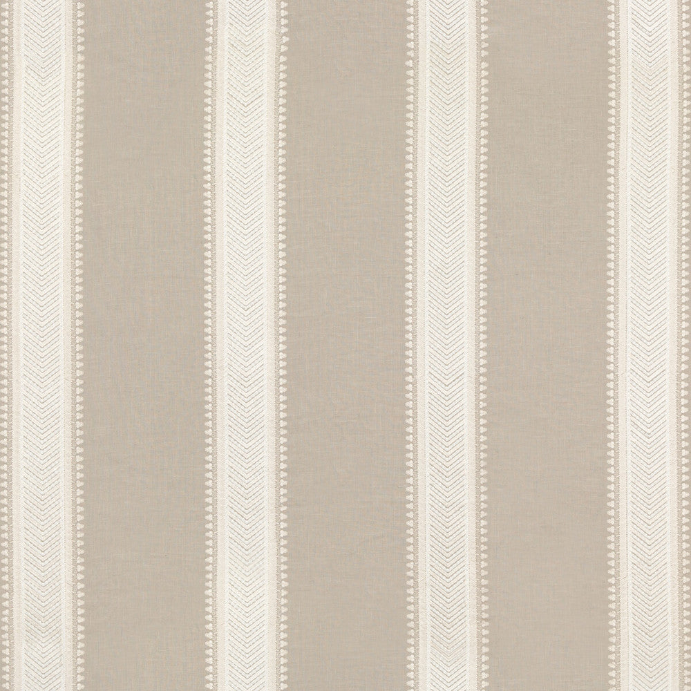 Kerris Stripe Dove by G P & J Baker Designer Fabric ARTISAN II LINEN - 54%;VISCOSE - 24%;SPUN VISCOSE - 13%;SPUN POLYESTER - 9% India - Horizontal: 12.411 and Vertical: - 49.644 - Swanky Fabrics -