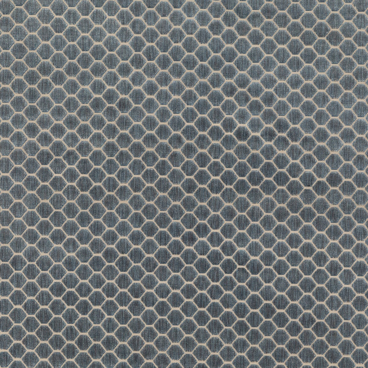 Swanbourne Blue by G P & J Baker Designer Fabric ESSENTIAL COLOURS II VISCOSE - 64%;COTTON - 19%;POLYESTER - 17% Belgium HEAVY Horizontal: 1.773 and Vertical: 1.182 54.372 - Swanky Fabrics -