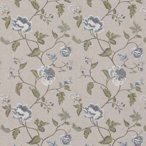 Lavenham Blue by G P & J Baker Designer Fabric