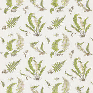 Ferns Embroidery Green BF10991.2.0 By G P & J Baker Designer Fabric