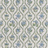 Burford Embroidery Blue/Emerald BF11025.2.0 By G P & J Baker Designer Fabric