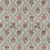 Burford Embroidery Emerald/Red BF11025.5.0 By G P & J Baker Designer Fabric