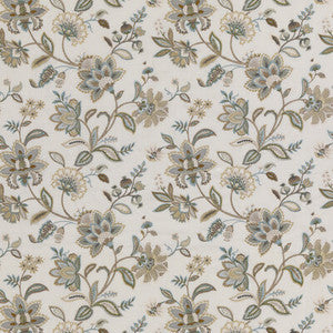 Langley Aqua BF11028.2.0 By G P & J Baker Designer Fabric