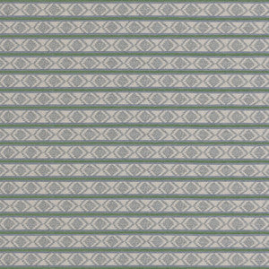 Burford Stripe Blue/Green BF11034.7.0 By G P & J Baker Designer Fabric