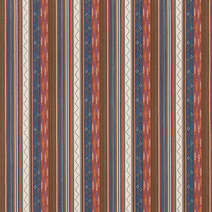 Runaway Coral/Indigo BF11060.1.0 By G P & J Baker Designer Fabric