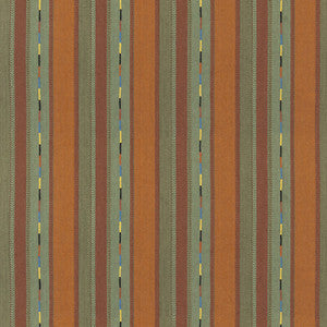 Bunty Orange/Green BF11062.3.0 By G P & J Baker Designer Fabric