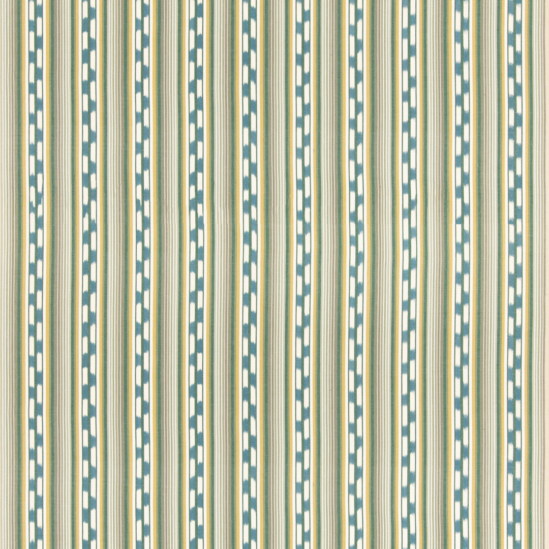 Halki Stripe - Emerald/Blue BF11081.3.0 by G P & J Baker Designer Fabric