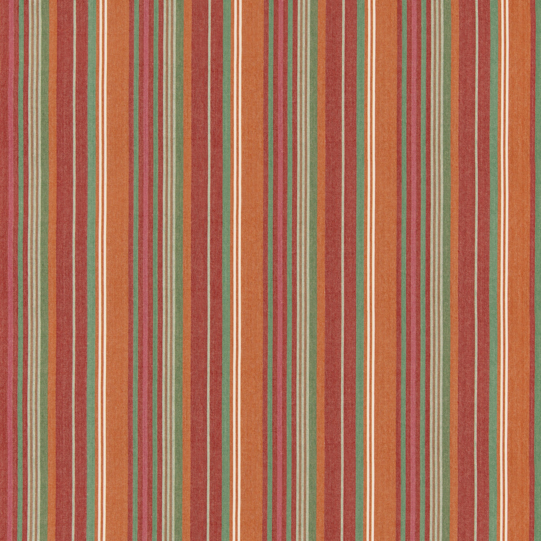 Petra Stripe - Red/Green BF11082.1.0 by G P & J Baker Designer Fabric