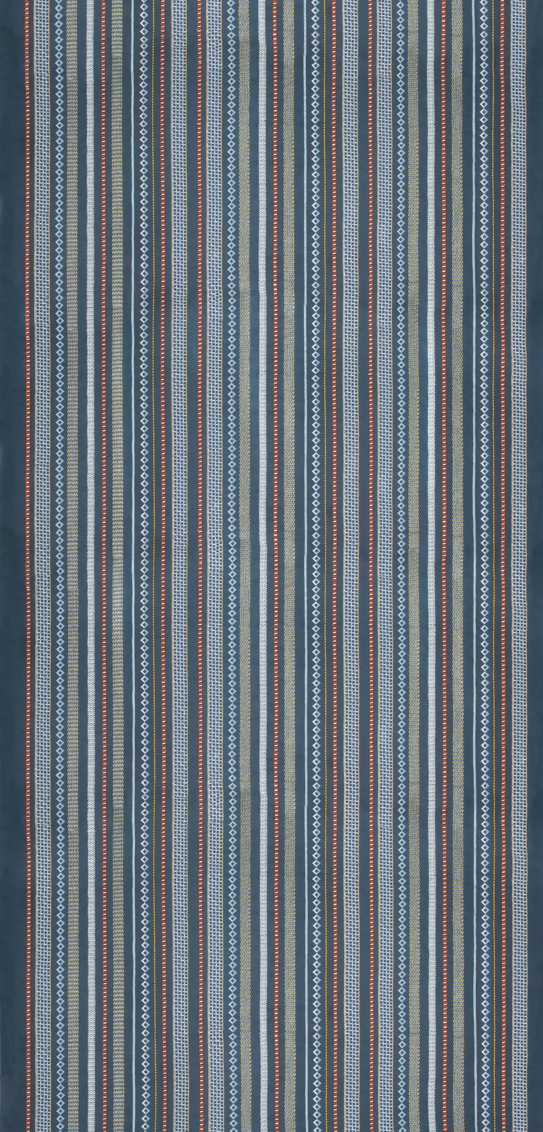 Tudor Stripe - Indigo BF11097.2.0 by G P & J Baker Designer Fabric