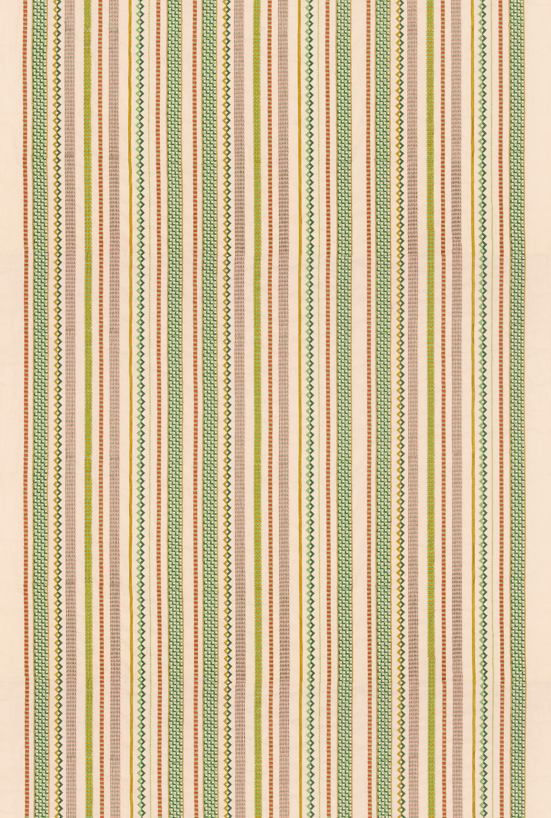 Tudor Stripe - Red/Green BF11097.4.0 by G P & J Baker Designer Fabric