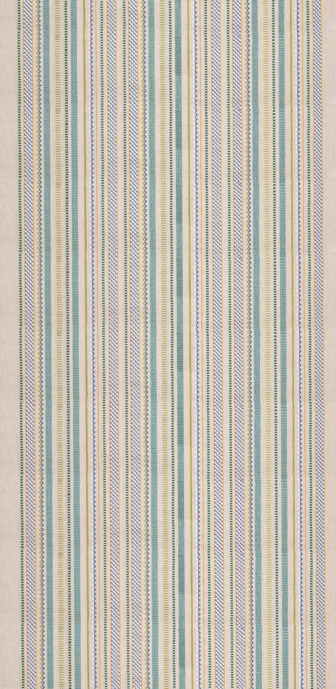 Tudor Stripe - Green/Blue BF11097.5.0 by G P & J Baker Designer Fabric