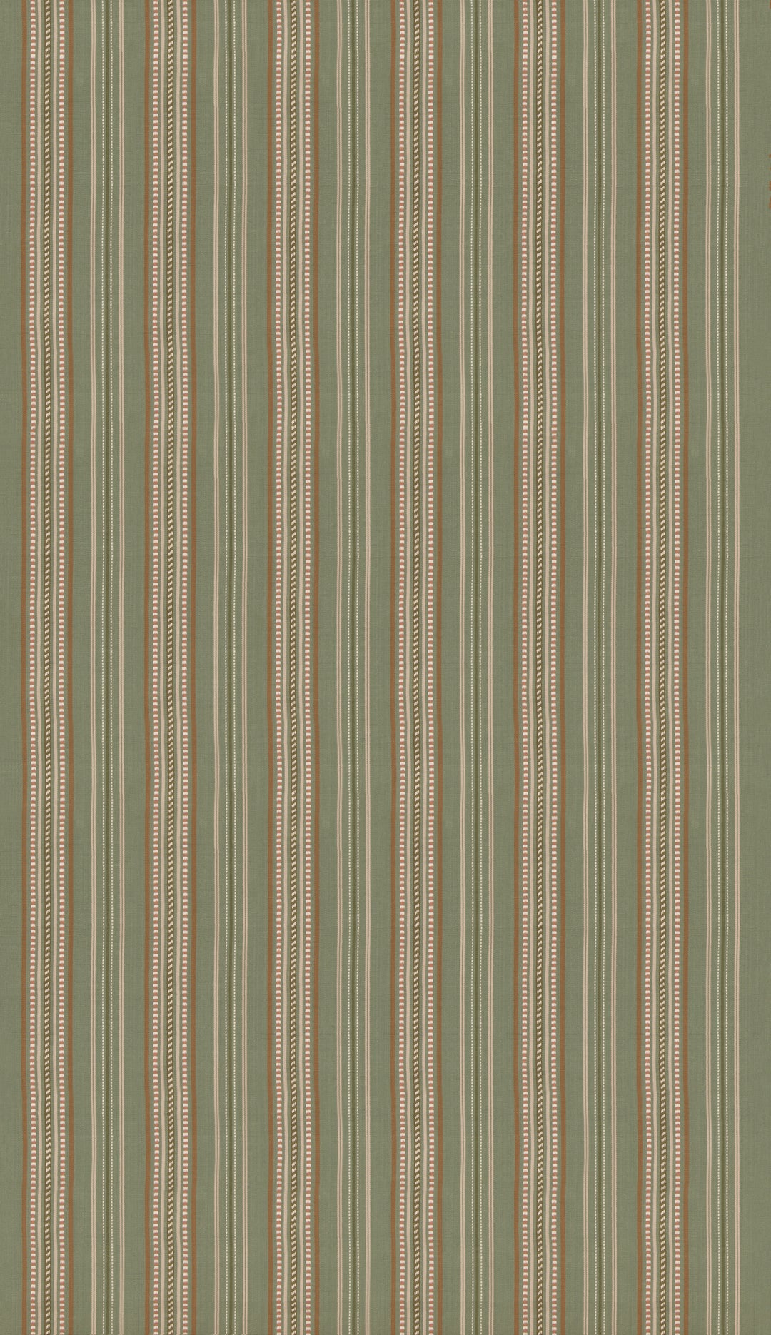 Rufus Stripe - Leaf BF11115.778.0 by G P & J Baker Designer Fabric