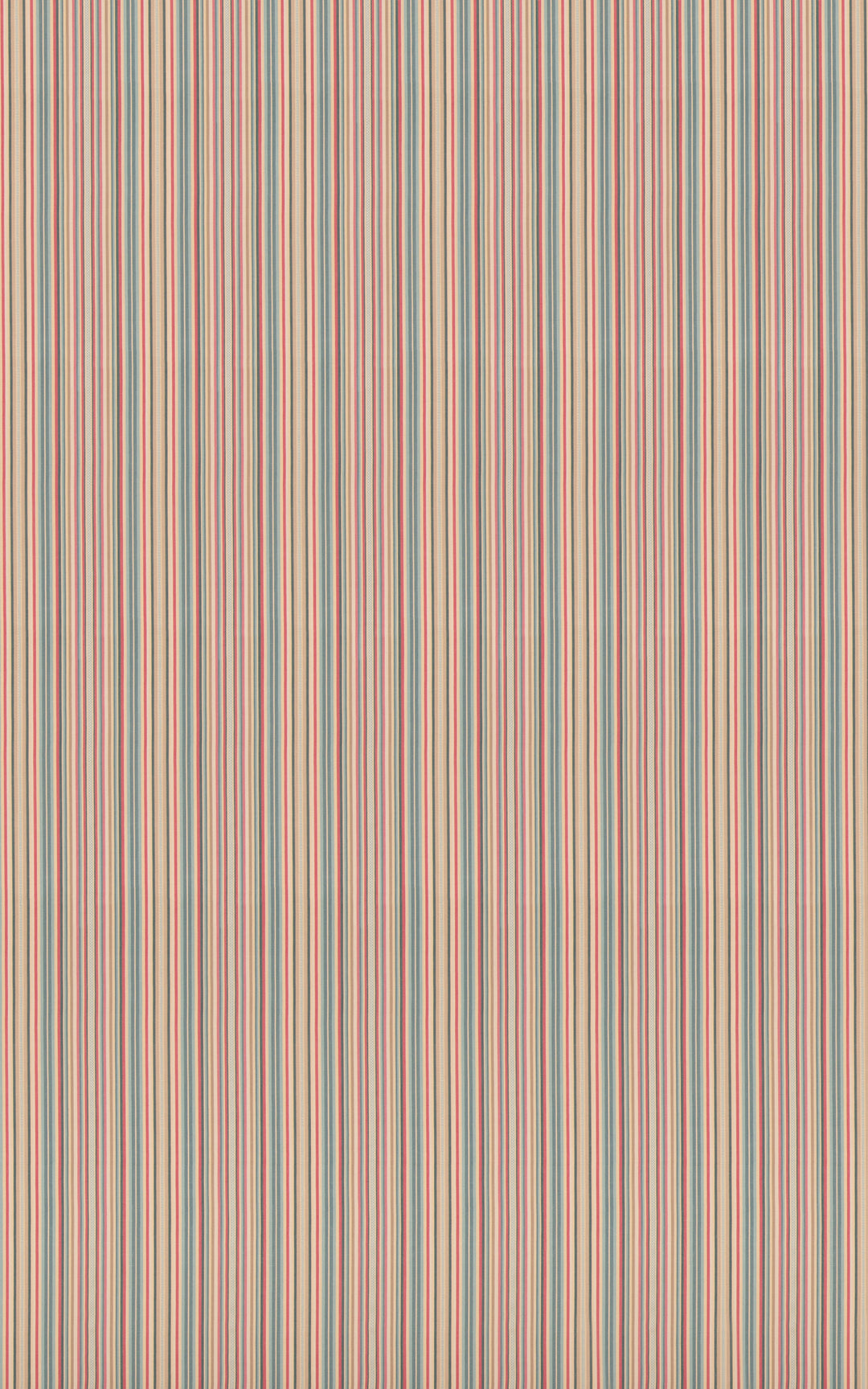 Luna Stripe - Teal/Red BF11117.2.0 by G P & J Baker Designer Fabric