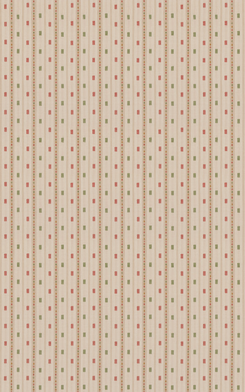 Tradewind - Red/Green BF11129.4.0 by G P & J Baker Designer Fabric