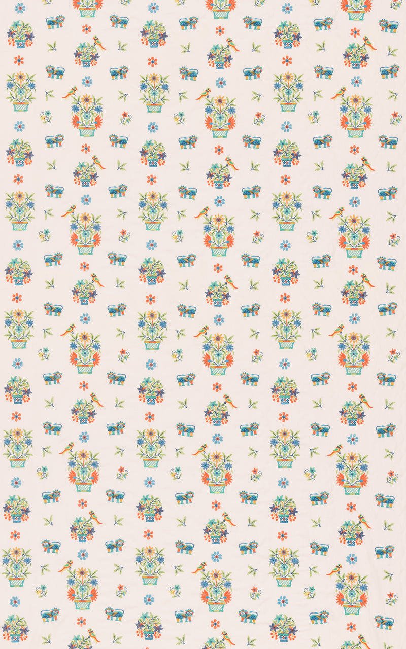 Roar Stitch - Jewel BF11141.1.0 by G P & J Baker Designer Fabric