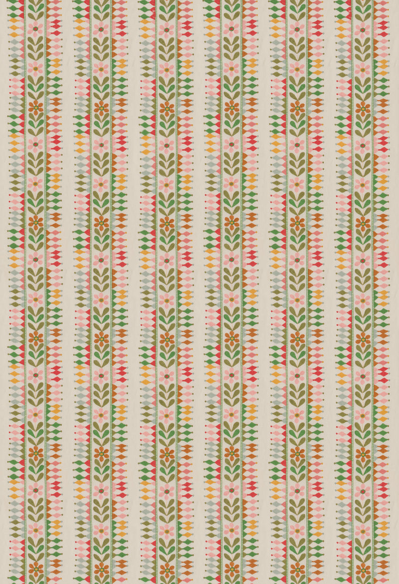 Flower Pot - Green BF11142.2.0 by G P & J Baker Designer Fabric