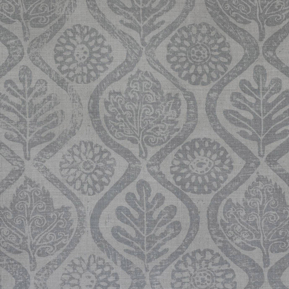 Oakleaves French Grey by Lee Jofa Designer Fabric BLITHFIELD LINEN - 100% United Kingdom - Horizontal: 44 and Vertical: 31.75 51 - Swanky Fabrics -