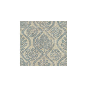 Oakleaves Blue/Oatmeal by Lee Jofa Designer Fabric