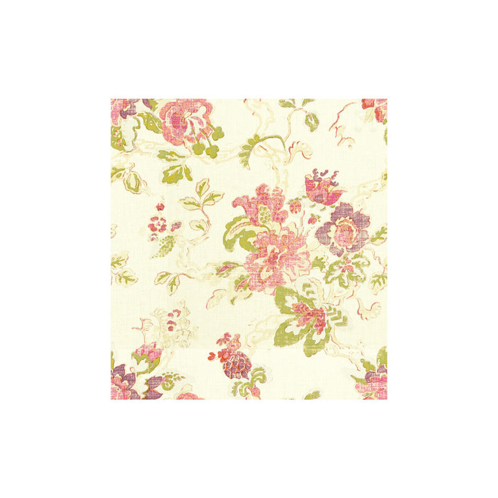 Parnham Plum/Moss/Aqua by Lee Jofa Designer Fabric BLITHFIELD LINEN - 100% United Kingdom Horizontal: 25.25 and Vertical: 28 51.5 - Swanky Fabrics -