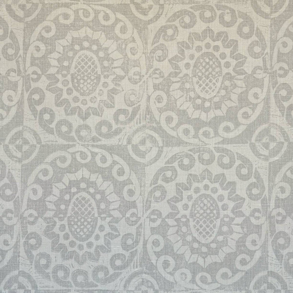 Pineapple On Oyster Pale Taupe by Lee Jofa Designer Fabric BLITHFIELD LINEN - 100% United Kingdom - Horizontal: 17.73 and Vertical: 31 53 - Swanky Fabrics -