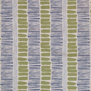 Saltaire Lime/Indigo/Blue by Lee Jofa Designer Fabric