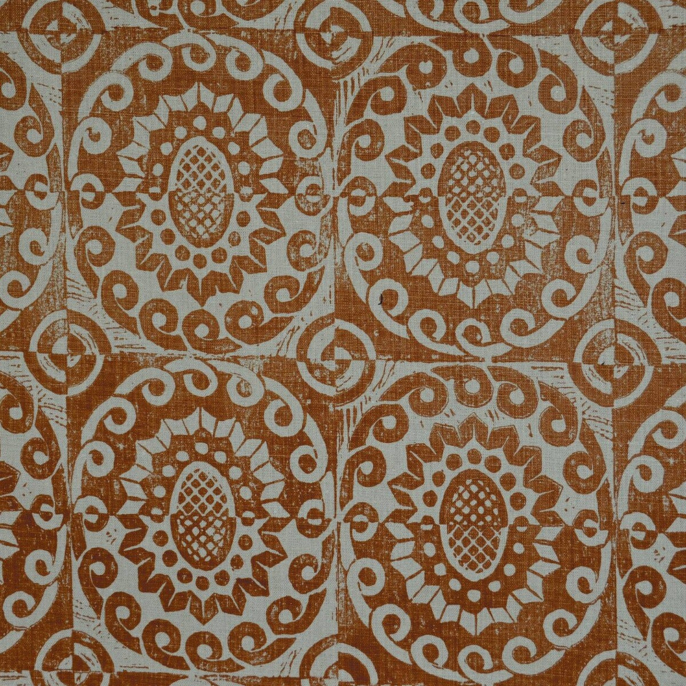 Pineapple On Rustic Pumpkin by Lee Jofa Fabric Lee Jofa Fabric Pineapple On Rustic PumpkinFabric BLITHFIELD LINEN - 100% United Kingdom </p><p>Repeat: H: 17.73, V: 31 53 - Fabric Carolina -