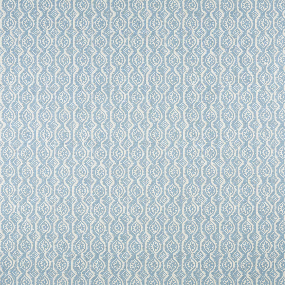 Small Damask Blue by Lee Jofa Designer Fabric BLITHFIELD LINEN - 88%;POLYAMIDE - 12% United Kingdom - Horizontal: 5.375 and Vertical: 8.375 54 - Swanky Fabrics -