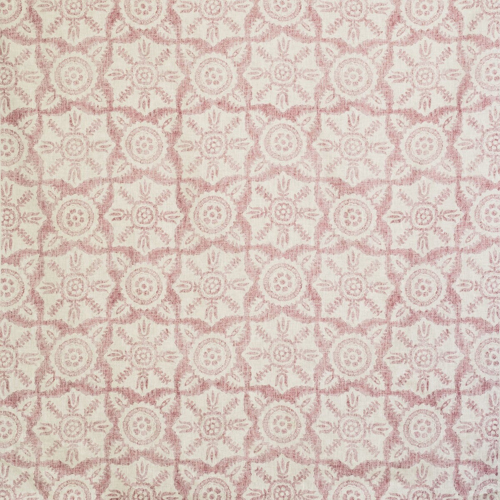 Rossmore Ii Pink by Lee Jofa Designer Fabric BLITHFIELD LINEN - 100% United Kingdom - Horizontal: 15 and Vertical: 15 52.75 - Swanky Fabrics -