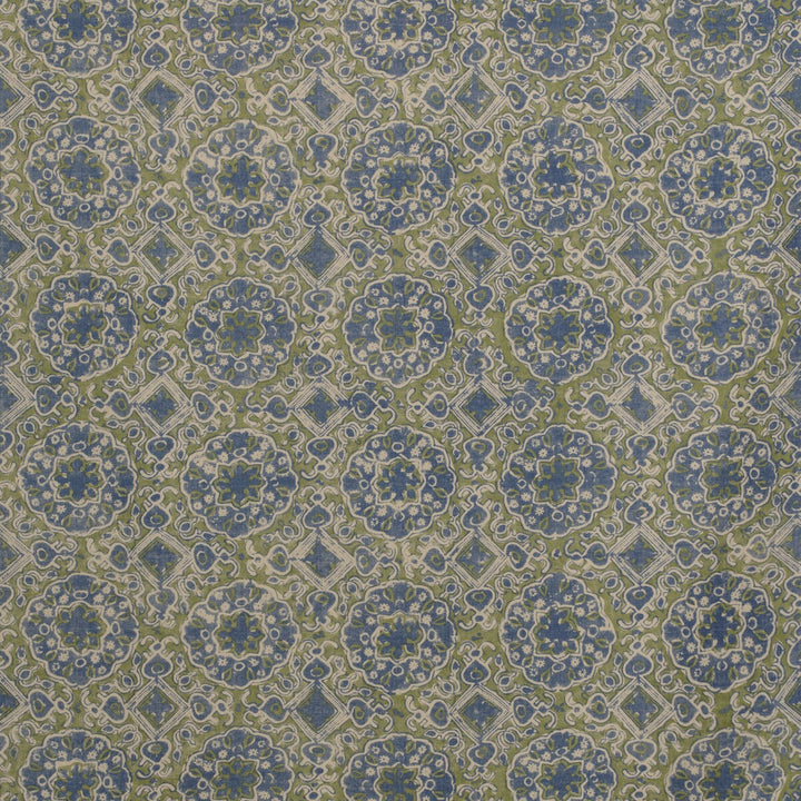 Ashcombe Blue/Green by Lee Jofa Designer Fabric BLITHFIELD LINEN - 100% Thailand Horizontal: 10.5 and Vertical: 31.5 52.5 - Swanky Fabrics -