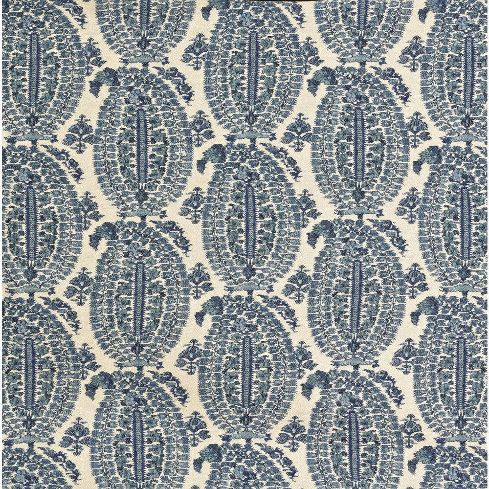 Anoushka Blue by Lee Jofa Designer Fabric BLITHFIELD LINEN - 51%;COTTON - 49% Italy MEDIUM Horizontal: 13.39 and Vertical: 20.08 53.54 - Swanky Fabrics -