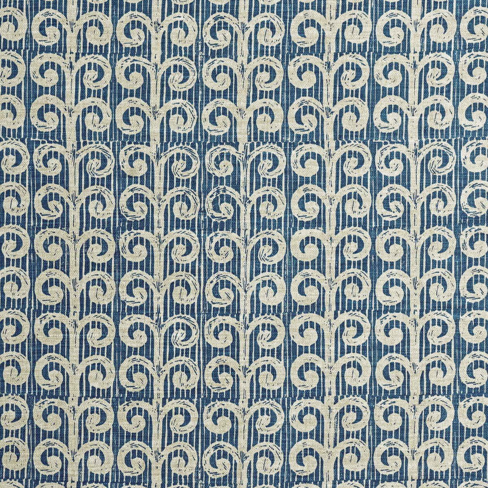 Fern Lagoon by Lee Jofa Designer Fabric BLITHFIELD LINEN - 100% United Kingdom MEDIUM Horizontal: 32.7 and Vertical: 25.6 52 - Swanky Fabrics -
