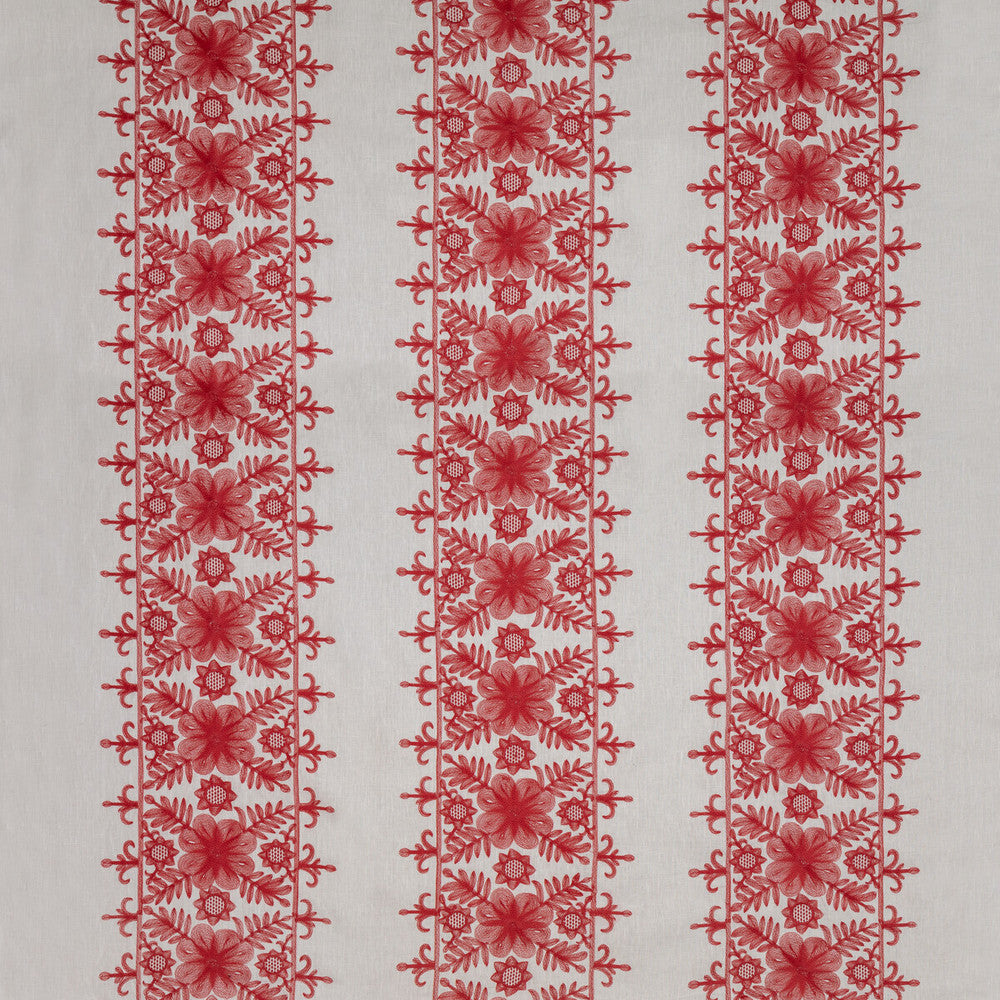 Angelica Coral by Lee Jofa Designer Fabric BLITHFIELD LINEN - 80%;POLYESTER - 20% India LIGHT Horizontal: 16.54 and Vertical: 6.3 53.15 - Swanky Fabrics -