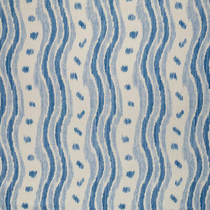 Ikat Stripe Azure by Lee Jofa Designer Fabric
