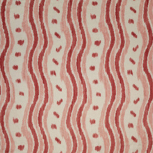 Ikat Stripe Coral by Lee Jofa Designer Fabric