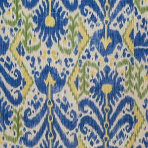 Kamara Blue/Yellow by Lee Jofa Designer Fabric